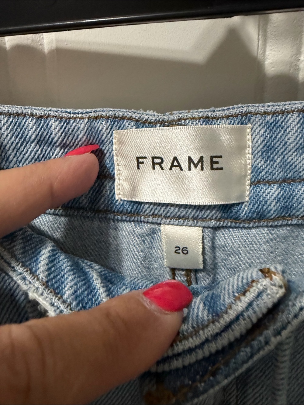 FRAME Super Drape Drawstring High Rise Wide-Leg Jeans Size 26 - Picture 7 of 12